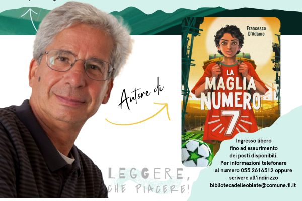 Venerdì 13 marzo ore 16 – Francesco D’Adamo alla Biblioteca delle Oblate